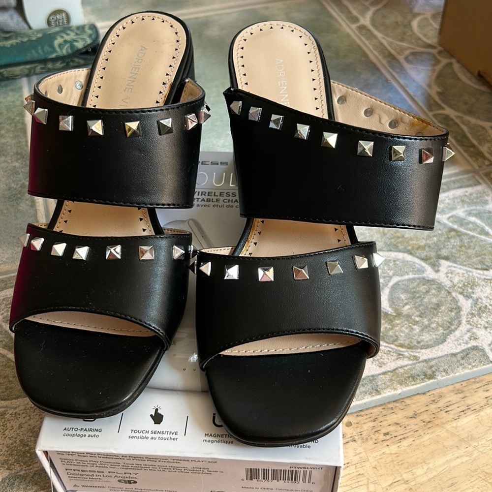 Black high heels